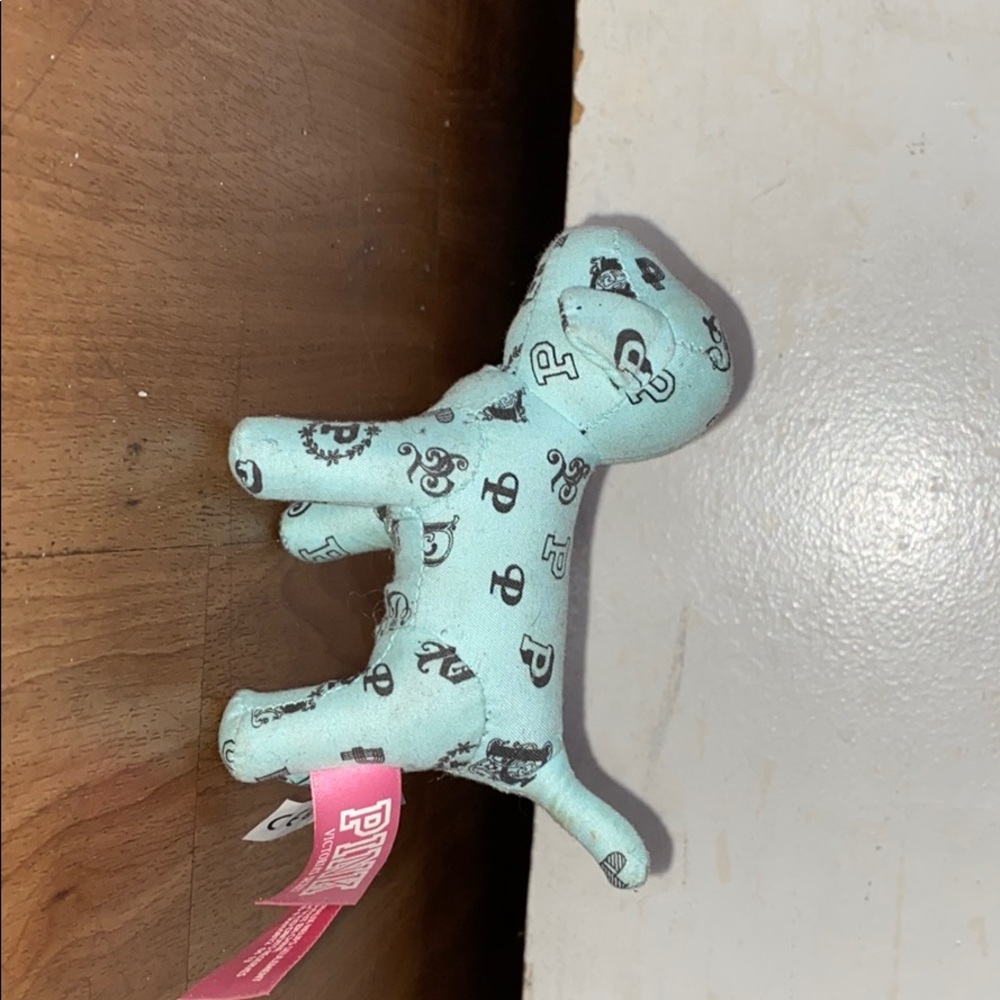 Small blue Victoria secret dog